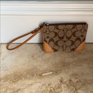 Mini Coach wristlet